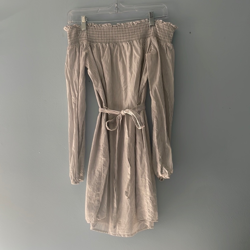 Express Off the Shoulder Cotton Dress